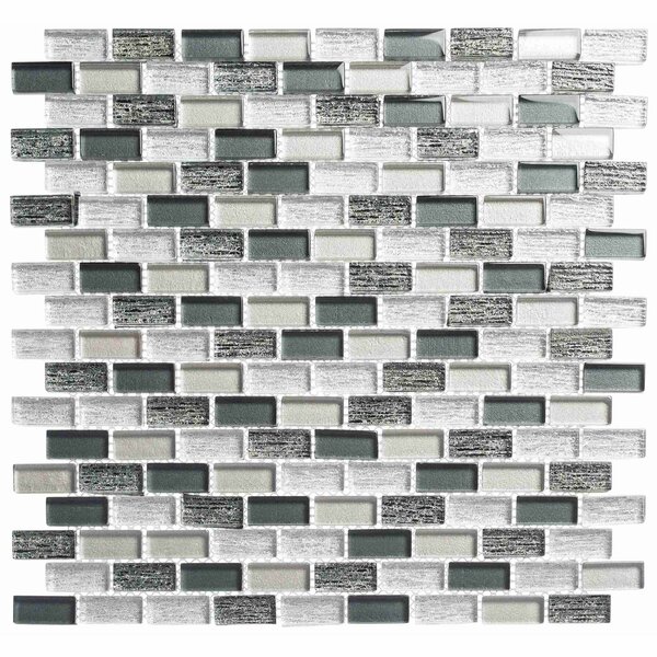 Andova Tiles SAMPLE Highline 0625 x 125 Glass Mosaic Sheet Floor Use Tile SAM-ANDHIG150